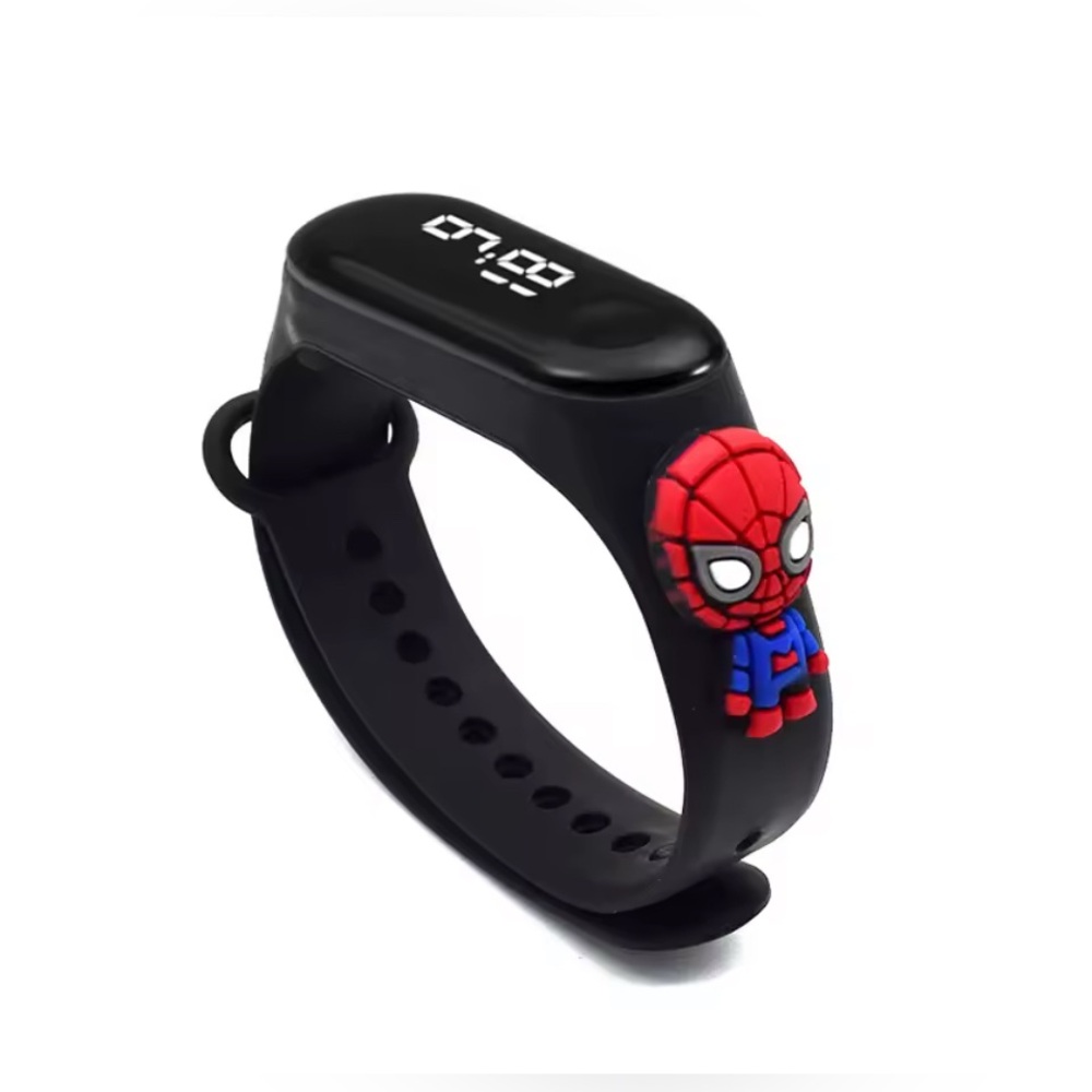 Disney Black Spider-Man Kids Digital Watch - Picture 2 of 11